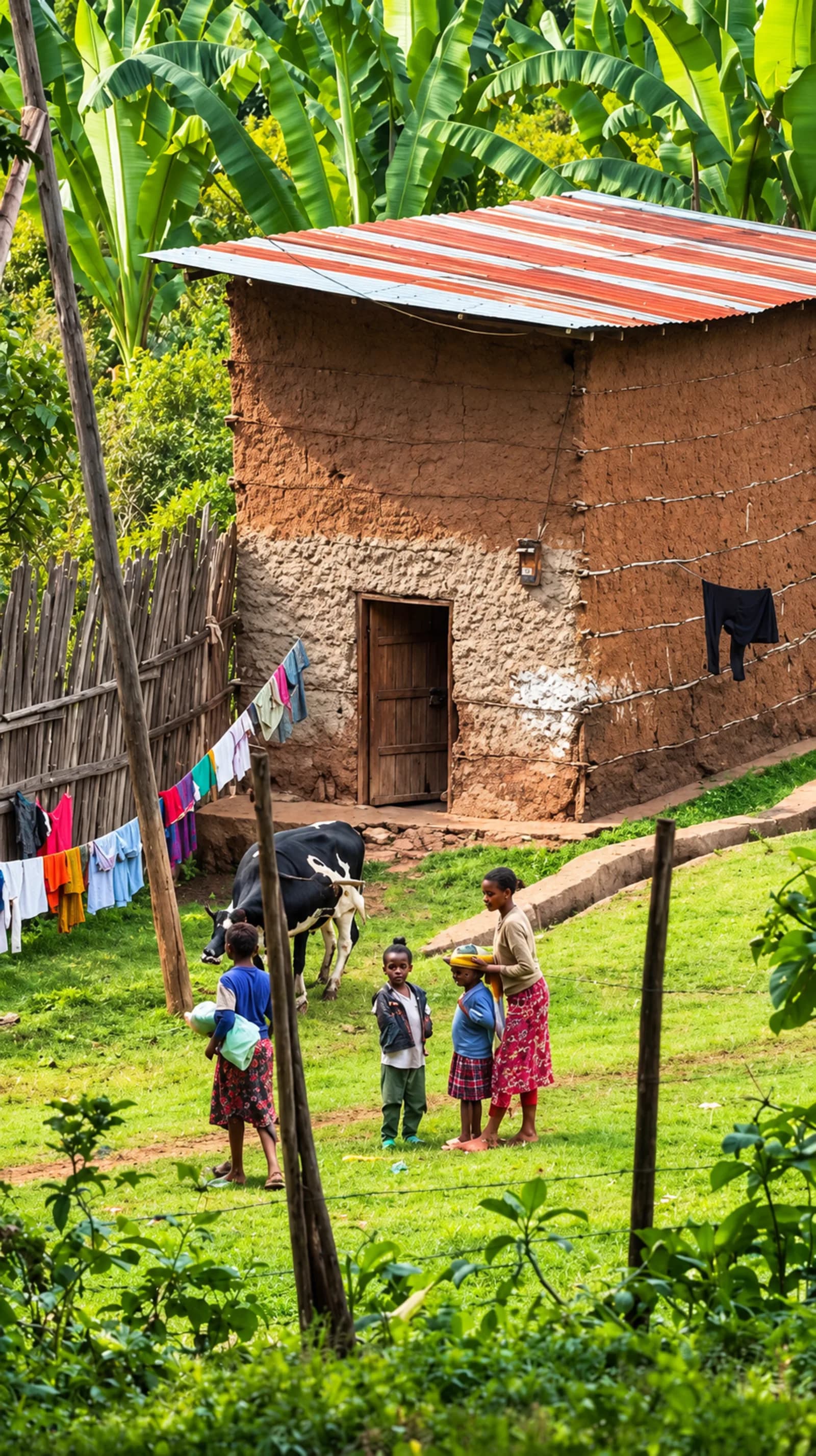 住在村民家中